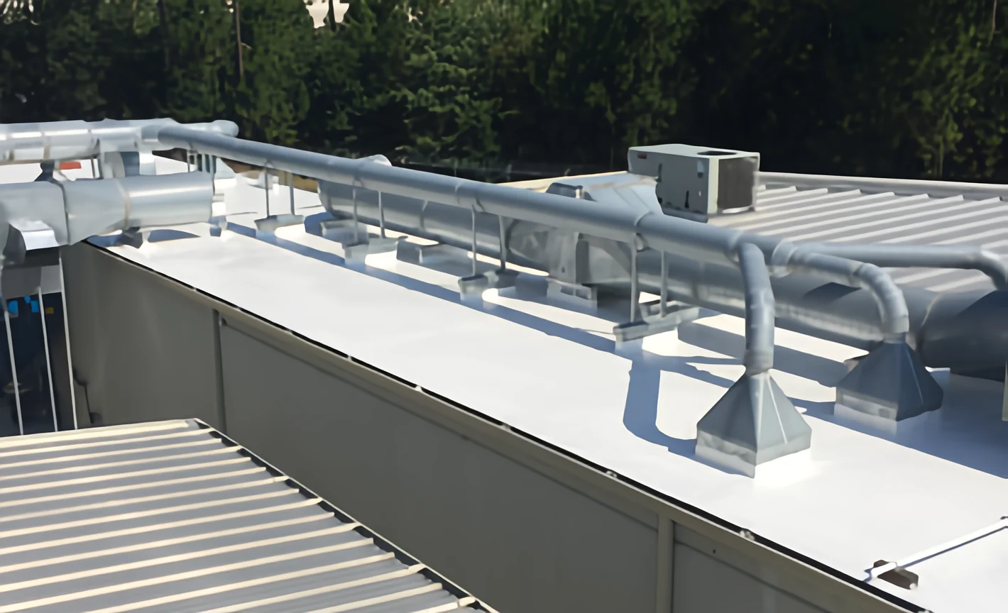 Roof restoration project